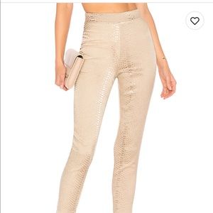 snakeskin pants nwt